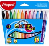Flomasteri za vrtić MAXI 1/12  COLOR’ PEPS Maped