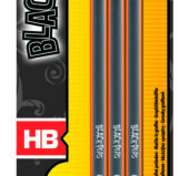 Grafitne olovke sa gumicom HB Black Pep’s blister 1/3 Maped