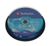 CD-R 700/80 52x Verbatim Extra protection Wrap 10/1