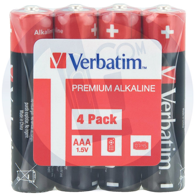 Baterije AAA LR3 1,5V Alkalne Verbatim