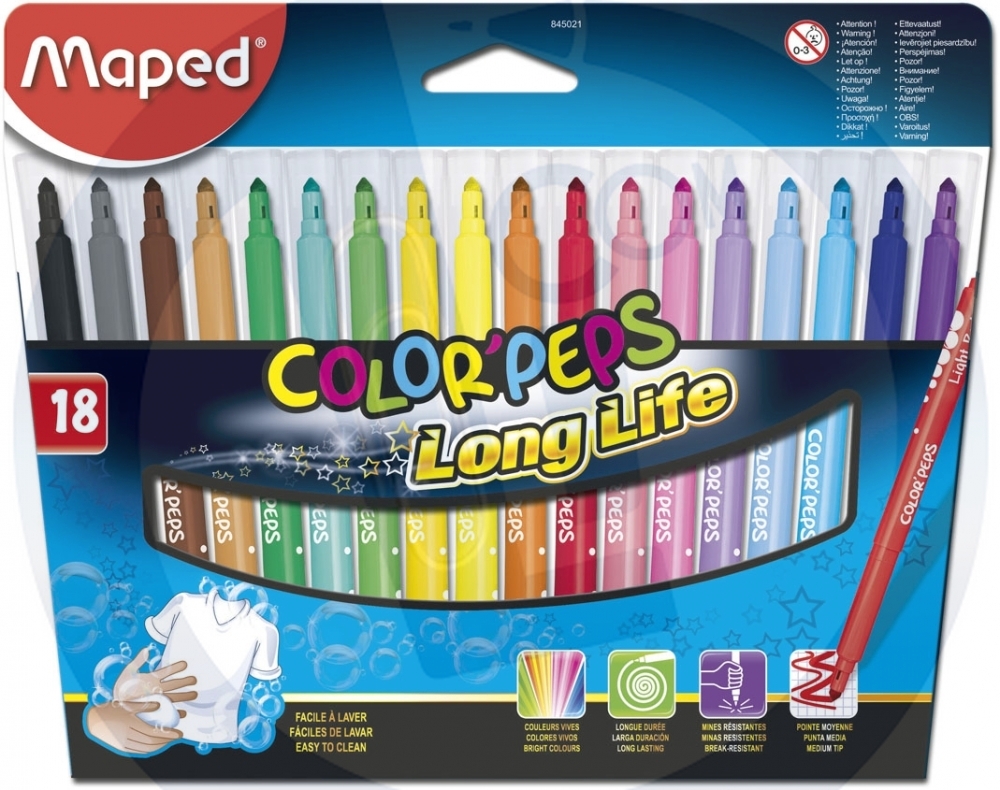 Flomasteri 1/18 Maped