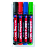 Marker permanent 300, zaobljeni, set 1/4 sortirano Edding