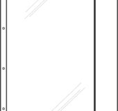 Folije A4 sa perforacijom i preklopom 105mµ 1/25