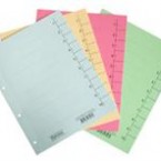 Pregradni kartoni A4 u boji