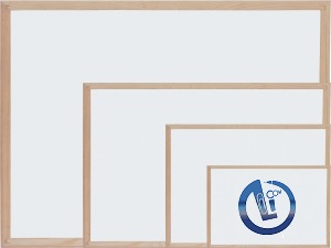 Bela magnetna tabla 30 x 40 drveni ram