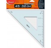 Trougao 32cm 45°  Technic Maped