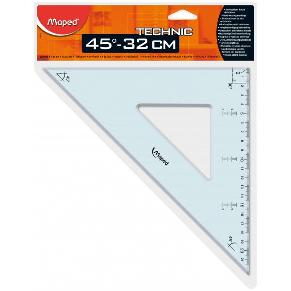 Trougao 32cm 45° Technic Maped