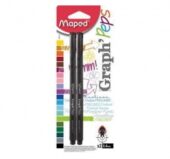 Fineliner Graph Peps 1/2 blister crna Maped