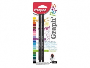 Maped Fajnlajner Graph Peps 1/2 blister crna