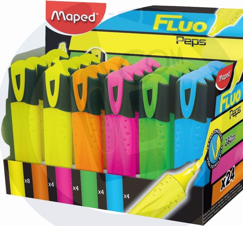 Tekst marker Fluo Peps 1/28 displej Maped