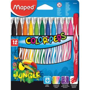 Flomasteri 1/12 JUNGLE Maped