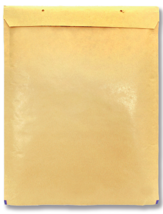 Koverta soft mail 300X445 Braon/Bela No.9