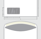Koverta za mašinsku insertaciju 114X230 8Ogr LEVI PROZOR