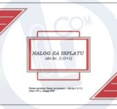 Nalog za isplatu 1+1 Obrazac br. 2