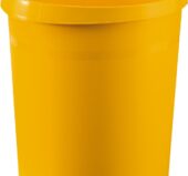 Korpa za otpatke 18l, okrugla plastična žuta