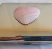 Tabakera  Pink Heart četvrtasta