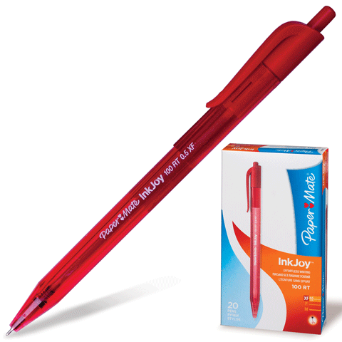 Hemijska olovka crvena 0,5 INK JOY 100 RT Papermate