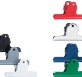 Štipaljka Metalna (klipsa) za papir 75 mm sortirano