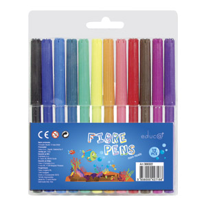 Flomaster školski 12boja Color Educa blister
