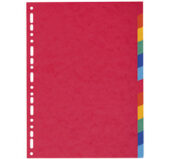 Pregrada kartonska A4 kolor 12 listova