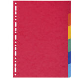 Pregrada kartonska A4 kolor 6 listova