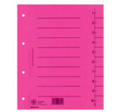 Pregrada kartonska A4 250g 1/100  roze