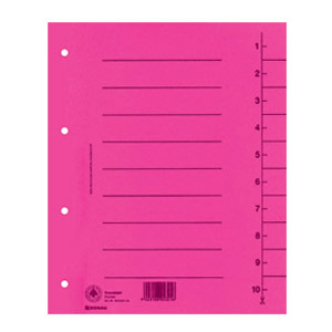 Pregradni karton A4 pink
