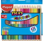Drvene bojice DUO 24/48 Maped