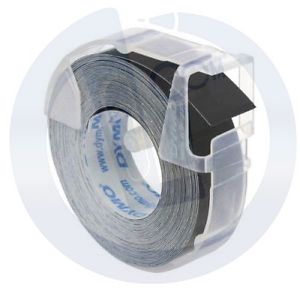 DYMO traka 3D OMEGA 9mmx3m crna plasticna traka za deklarisanje
