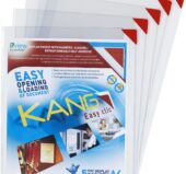 Samolepljiva folija sa magnetnim zatvaračem za do 10 listova A4 pak. 1/5 Tarifold crvena
