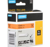 Dymo traka IND 12mmx5.5m crna/narandžastom