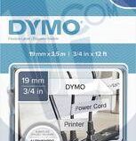Dymo traka D1 najlon 19mmx3.5m crno na belo