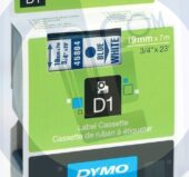 Dymo traka D1 19mmx7m plava na belom