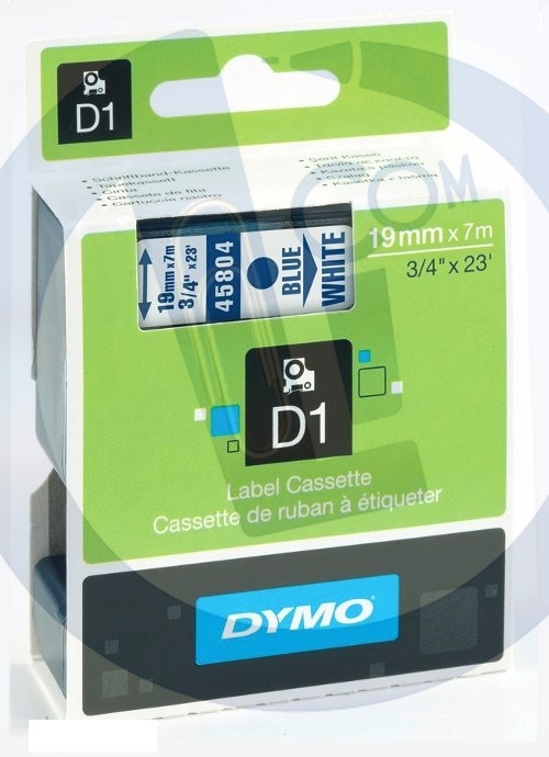 Dymo traka D1 19mmx7m plava na belom traka za rucni stampac
