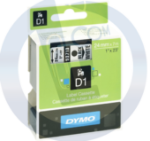Dymo traka D1 24mmx7m crna na belom