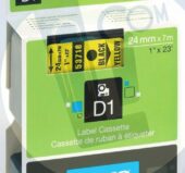 Dymo traka D1 24mmx7m crna na žutom