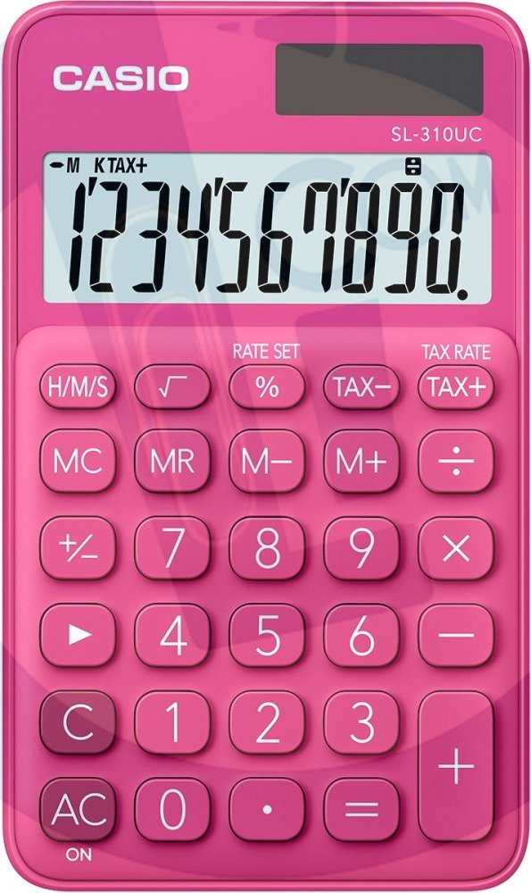 Kalkulator džepni Casio SL310 Crveni digitron
