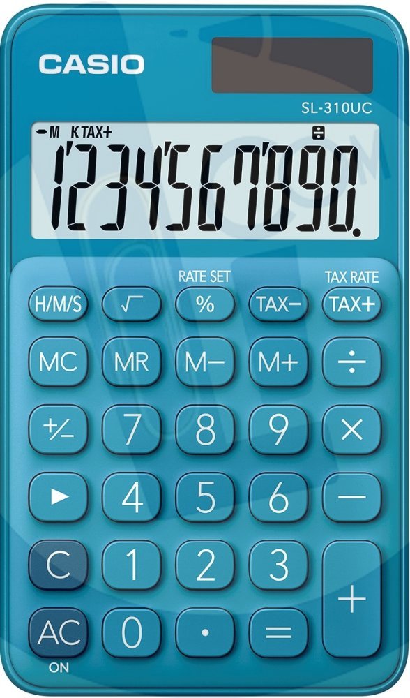Kalkulator dzepni Casio SL310 Plavi digitron