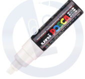 Tečna kreda u markeru bela UNI PWE 8K