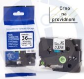 Brother traka TZe-161 36mm crno na providno