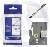 Brother traka HSe-211e 5,2mm crno na belo (termoskupljajuća)