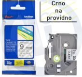 Brother traka TZe-121 9mm crno na providno