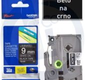 Brother traka TZe-325 9mm belo na crno
