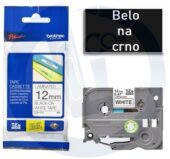 Brother traka TZe-335 12mm belo na crno