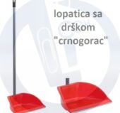 Lopatica za smeće sa drškom “crnogorac”