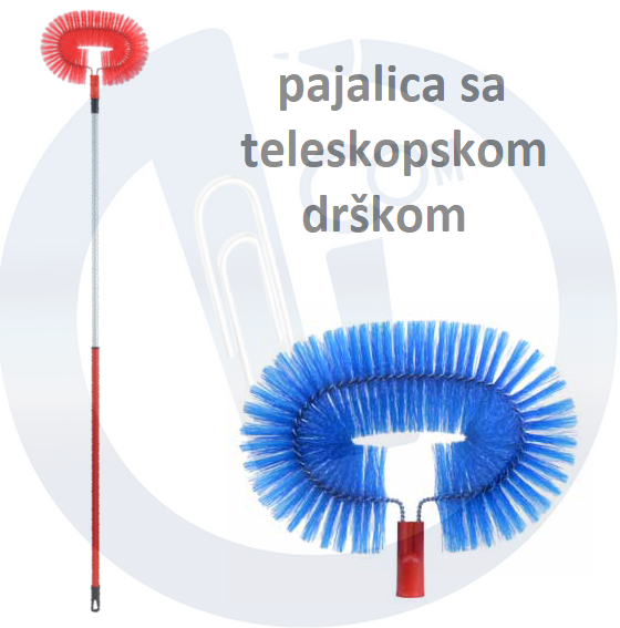 Pajalica sa teleskopskom drškom ovalna