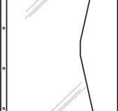 Folija U sa klapnom sa strane 10/1