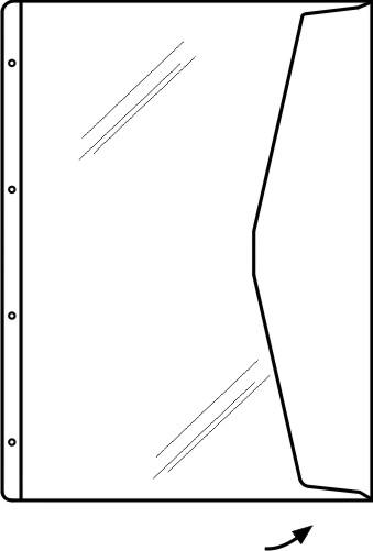 Folija U sa klapnom sa strane