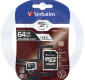 Memorijska kartica micro 64GB SDHC sa adapterom Verbatim 44081 blister