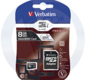 Memorijska kartica micro 8GB SDHC sa adapterom Verbatim 44081 blister